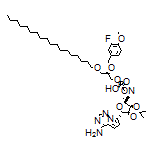 ((R)-2-((3-氟-4-甲氧基苄基)氧基)-3-(十八基氧基)丙基)磷酸[((3aS,4R,6S,6aS)-6-(4-氨基吡咯并[2,1-f][1,2,4]三嗪-7-基)-4-氰基-2,2-二甲基四氢呋喃并[3,4-d][1,3]二噁茂-4-基)甲基]酯