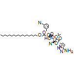 ((R)-2-((3-氰基苄基)氧基)-3-(十八基氧基)丙基)磷酸[((3aS,4R,6S,6aS)-6-(4-氨基吡咯并[2,1-f][1,2,4]三嗪-7-基)-4-氰基-2,2-二甲基四氢呋喃并[3,4-d][1,3]二噁茂-4-基)甲基]酯