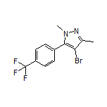 4-溴-1,3-二甲基-5-(4-(三氟甲基)苯基)-1H-吡唑