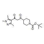 1-(1-Boc-4-哌啶基)-3-(1,3,5-三甲基-4-吡唑基)-1,3-丙二酮