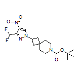 7-Boc-2-[3-(二氟甲基)-4-硝基-1-吡唑基]-7-氮杂螺[3.5]壬烷
