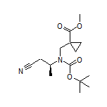 (S)-1-((N-Boc(1-氰基-2-丙基)氨基)甲基)环丙烷-1-甲酸甲酯