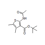 2-乙酰氨基-4,5-二甲基噻吩-3-甲酸叔丁酯