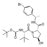 (2S,4R)-1-[(S)-2-(Boc-氨基)-3,3-二甲基丁酰基]-N-[(S)-1-(4-溴苯基)乙基]-4-羟基吡咯烷-2-甲酰胺