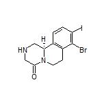 (R)-8-溴-9-碘-1,2,3,6,7,11b-六氢-4H-吡嗪并[2,1-a]异喹啉-4-酮