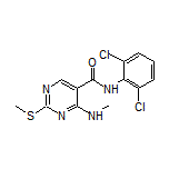 N-(2,6-二氯苯基)-4-(甲基氨基)-2-(甲硫基)嘧啶-5-甲酰胺