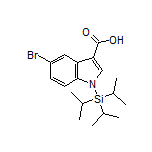 5-溴-1-(三异丙基硅基)-1H-吲哚-3-甲酸