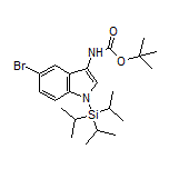 N-Boc-5-溴-1-(三异丙基硅基)-1H-吲哚-3-胺