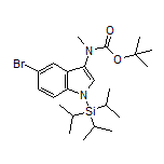 N-Boc-5-溴-N-甲基-1-(三异丙基硅基)-1H-吲哚-3-胺