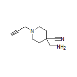 4-(氨基甲基)-1-(2-丙炔-1-基)哌啶-4-甲腈
