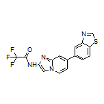 N-(7-(苯并[d]噻唑-5-基)咪唑并[1,2-a]吡啶-2-基)-2,2,2-三氟乙酰胺