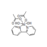 镍，双(乙酸根-κO)二水(2,2'-联吡啶-κN1,κN1')-，(OC-6-13)-