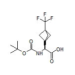 (S)-2-(Boc-氨基)-2-(3-(三氟甲基)双环[1.1.1]戊烷-1-基)乙酸