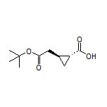 反式-2-(2-(叔丁氧基)-2-氧代乙基)环丙烷-1-甲酸
