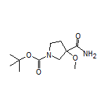 1-Boc-3-甲氧基吡咯烷-3-甲酰胺