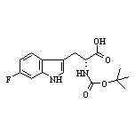 (R)-2-(N-Boc-Amino)-3-(6-fluoroindol-3-yl)propanoic Acid