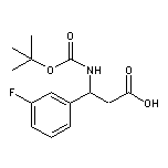 N-Boc-3-amino-3-(3-fluorophenyl)propionic Acid