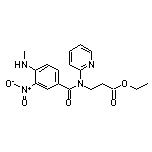 Ethyl 3-{[4-(Methylamino)-3-nitrobenzoyl]-2-pyridinylamino}propionate