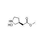 Methyl (S)-2-(3-Pyrrolidinyl)acetate Hydrochloride