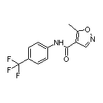 5-Methyl-N-[4-(trifluoromethyl)phenyl]isoxazole-4-carboxamide