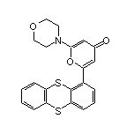 2-Morpholino-6-(thianthren-1-yl)pyran-4-one
