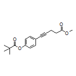 Methyl 5-[4-(Pivaloyloxy)phenyl]-4-pentynoate