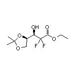 Ethyl (R)-3-[(R)-2,2-Dimethyl-1,3-dioxolan-4-yl]-2,2-difluoro-3-hydroxypropionate