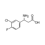 3-Amino-3-(3-chloro-4-fluorophenyl)propionic Acid