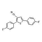 2,5-Bis(4-fluorophenyl)thiophene-3-carbonitrile