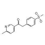 1-(6-Methyl-3-pyridyl)-2-[4-(methylsulfonyl)phenyl]ethanone