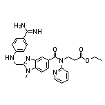 Ethyl 3-[2-[[(4-Carbamimidoylphenyl)amino]methyl]-1-methyl-N-(2-pyridyl)benzimidazole-5-carboxamido]propanoate