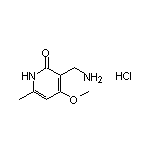 3-(Aminomethyl)-4-methoxy-6-methylpyridin-2(1H)-one Hydrochloride