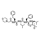 (S)-4-Methyl-N-[(S)-1-[[(S)-4-methyl-1-[(R)-2-methyloxiran-2-yl]-1-oxo-2-pentyl]amino]-1-oxo-3-phenyl-2-propyl]-2-[(S)-2-(2-morpholinoacetamido)-4-phenylbutanamido]pentanamide