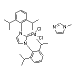 Palladium, [1,3-Bis[2,6-bis(1-methylethyl)phenyl]-1,3-dihydro-2H-imidazol-2-ylidene]dichloro(1-methyl-1H-imidazole-kN3)-, (SP-4-1)-