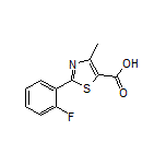 2-(2-Fluorophenyl)-4-methylthiazole-5-carboxylic Acid