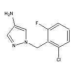 1-(2-chloro-6-fluorobenzyl)-1H-pyrazol-4-amine HCl