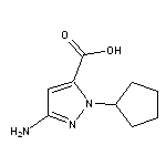 3-amino-1-cyclopentyl-1H-pyrazole-5-carboxylic acid