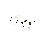 1-Methyl-4-(2-pyrrolidinyl)-1H-pyrazole