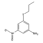 3-nitro-5-(propylthio)aniline