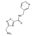 3-(aminomethyl)-N-(pyridin-3-ylmethyl)-1,2,4-oxadiazole-5-carboxamide