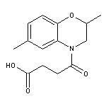 4-(2,6-dimethyl-2,3-dihydro-4H-1,4-benzoxazin-4-yl)-4-oxobutanoic acid