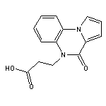 3-(4-oxopyrrolo[1,2-a]quinoxalin-5(4H)-yl)propanoic acid