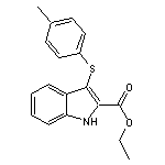 ethyl 3-[(4-methylphenyl)thio]-1H-indole-2-carboxylate