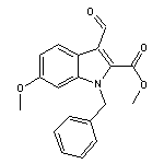 methyl 1-benzyl-3-formyl-6-methoxy-1H-indole-2-carboxylate