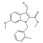 methyl 3-formyl-6-methoxy-1-(2-methylbenzyl)-1H-indole-2-carboxylate