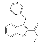 methyl 3-(phenylthio)-1H-indole-2-carboxylate