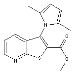 methyl 3-(2,5-dimethyl-1H-pyrrol-1-yl)thieno[2,3-b]pyridine-2-carboxylate