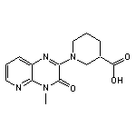 1-(4-methyl-3-oxo-3,4-dihydropyrido[2,3-b]pyrazin-2-yl)piperidine-3-carboxylic acid