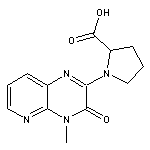 1-(4-methyl-3-oxo-3,4-dihydropyrido[2,3-b]pyrazin-2-yl)pyrrolidine-2-carboxylic acid