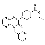 ethyl 1-(4-benzyl-3-oxo-3,4-dihydropyrido[2,3-b]pyrazin-2-yl)piperidine-4-carboxylate